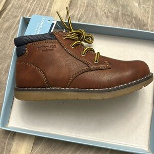 London Fog Brown Boots - Boys Size 12M - Brand New with Tags and Box